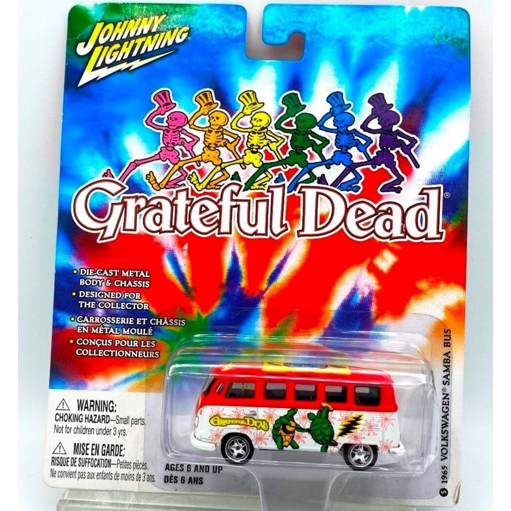 Vintage Grateful Dead Replicas! “Vintage 1965 VW Samba Bus” Die-Cast Met…